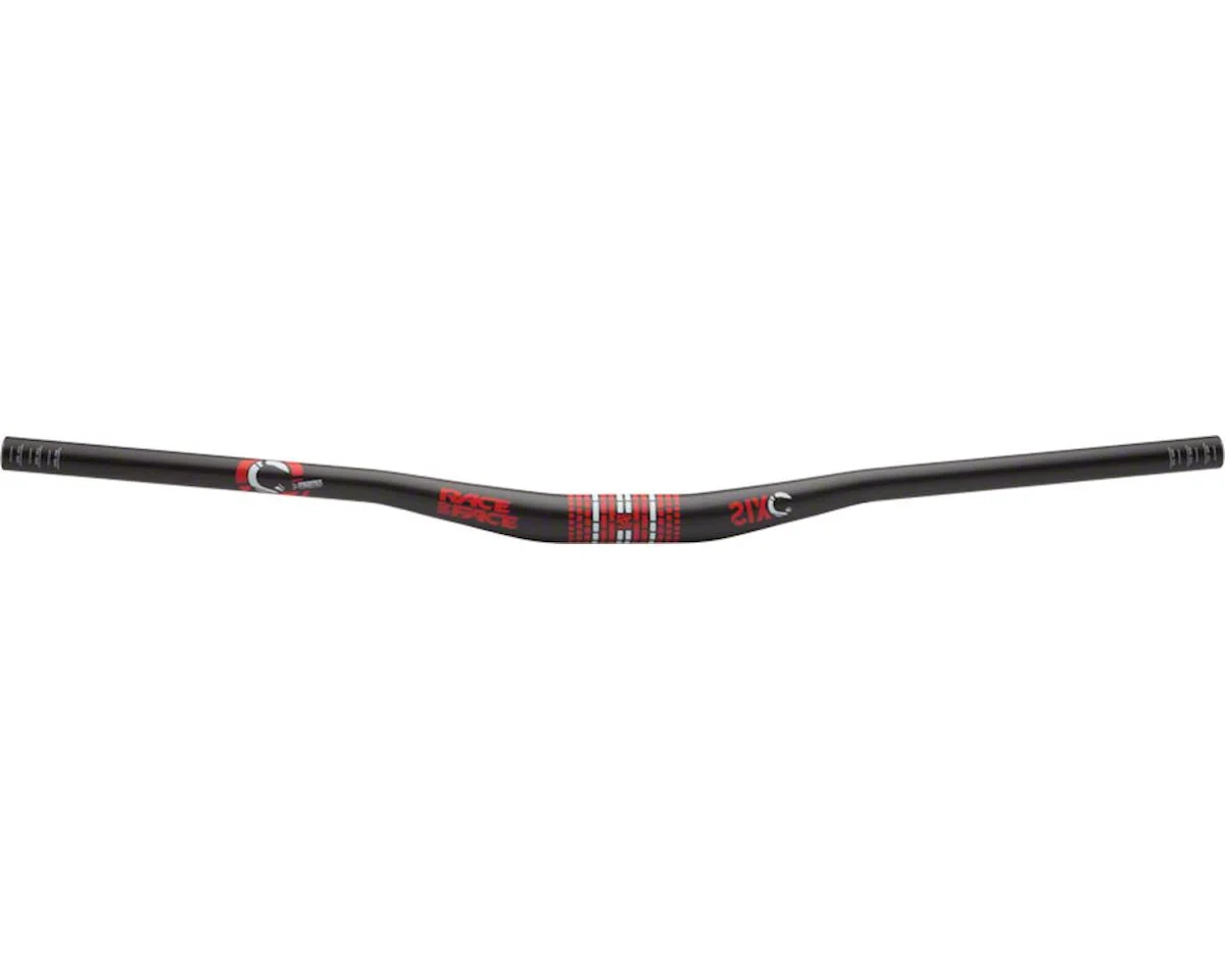 Race Face SIXC Carbon Riser Handlebar (Black/Red) (31.8mm) (19mm Rise) (785mm) (4/8° Sweep)